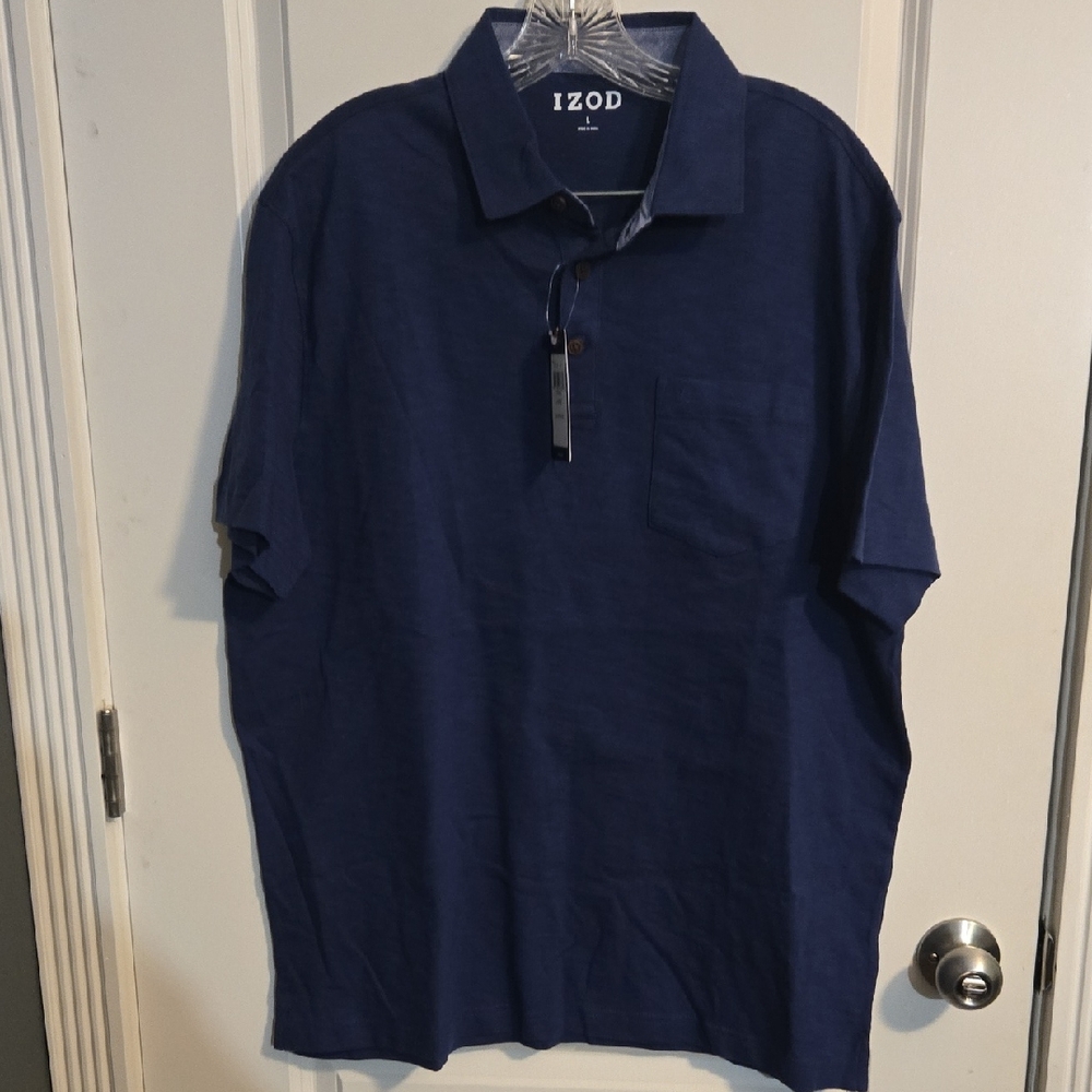 Izod Men's Navy Polo Shirt